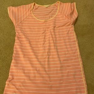 LAKE Pajamas coral nightgown, Size Small